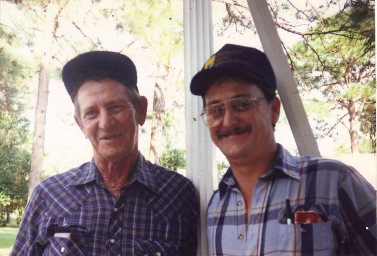 robins, dad & brother tim